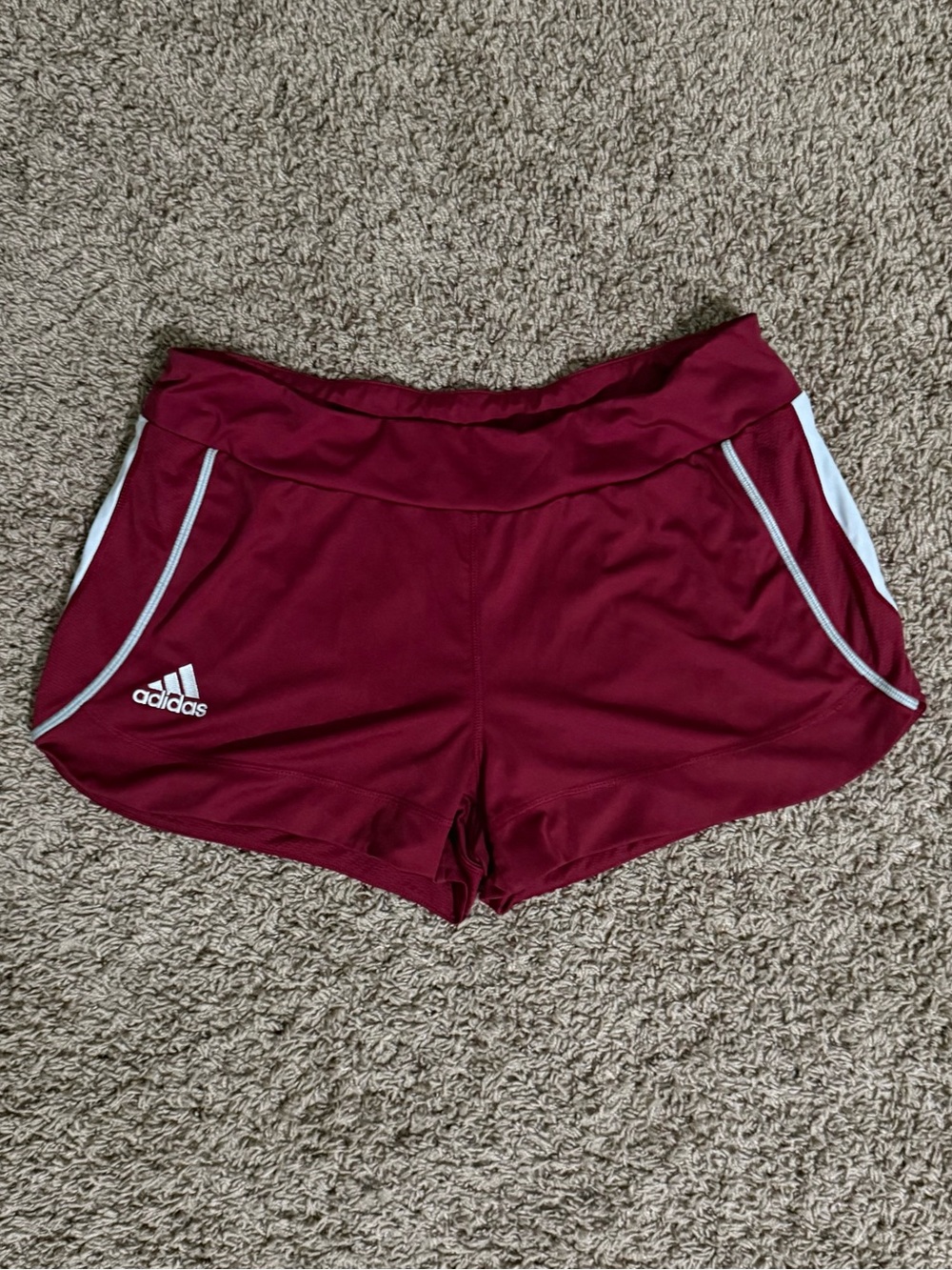 Adidas Women’s Maroon Climacool Shorts Size Large